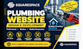 design squarespace plumbing website plumber emergency repair services website