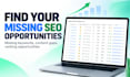 do keyword gap analysis and find competitors research
