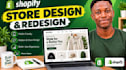 shopify store design and redesign
