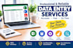 do accurate and fast data entry and data processing