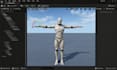 create unreal engine 5 game character with rigging pbr textures and animations