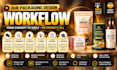 create brand focused product packaging box, label and pouch