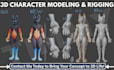 do 3d character modeling 3d rigging game character blender rigging for your game