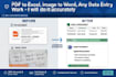 do data entry, excel work, typing and content writing accurately