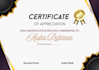 design professional awards and appreciation certificates