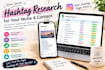 do targeted instagram hashtag research for your niche
