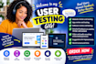 qa review and test ios app, website review, and android app user experience