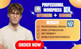 design responsive wordpress website with gutenberg block and kadence blocks