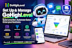 setup and manage gohighlevel website email sms automation email deliverability