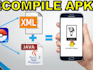 decompile android apk and app bundles to source code, edit and recompile