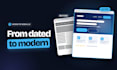 rebuild your business website into a fast modern site