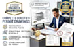 provide structural engineer letter, drawings, and engineering stamp for permit