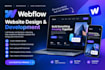 build webflow website design, webflow website desvelopment, figma to webflow