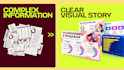 create a modern presentation with complex infographics