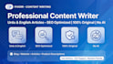 write SEO urdu and english articles and blogs