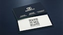create a custom qr code design business card with qr code