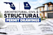 draw, prepare pennsylvania and michigan site plan, structural permit drawings