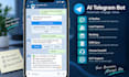 build a custom ai telegram bot