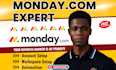 setup and automate monday com project management system monday CRM workflows
