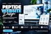 build fda compliant peptide website wordpress peptide website biotech website