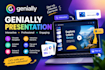 create genially presentation, interactive presentation and genially design