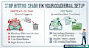 fix cold email deliverability spf dkim dmarc dns