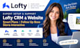 lofty crm setup lofty website lofty smart plan follow up boss sierra interactive