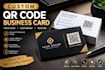create luxury custom qr code minimalist qr code, barcode design, business cards