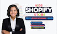 design a professional shopify kids store, educational toy store, toy store
