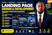 design and build a responsive landing page website