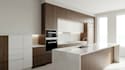 create realistic 3d kitchen cabinet rendering using 2020 design