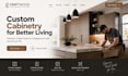 design squarespace cabinet maker website custom cabinetry website closet website