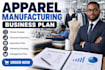write a apparel manufacturing business plan