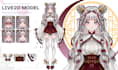 design live2d vtuber model 2dvtuber model rigging anime character vtuber avatar