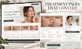 design med spa website in wordpress with booking and treatment conversion pages