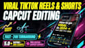 edit viral tiktok reels shorts with capcut auto captions