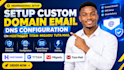 setup custom domain email dns configuration on hostinger titan migadu tuta mail