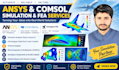 aircraft cfd aerospace fea using ansys, comsol and abaqus