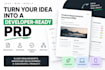 create a professional prd for your ai saas, website or mobile app