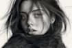 draw a custom pencil charcoal portrait illustration
