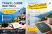 write SEO travel guides, destination articles, blogs and ebooks
