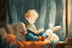 create children book illustration and character design