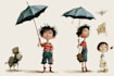 create high quality kids character design child book
