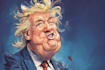 create political satire cartoon illustrations