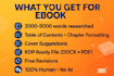 write engaging ebook with research and formatting