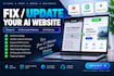 build ai website, integrate ai, edit ai website, update ai website or ai chatbot
