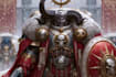 illustrate a warhammer 40k character art