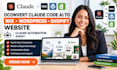 convert claude code ai to wix wordpress shopify website claude automation agent