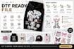 create print ready dtf designs for apparel and accessories