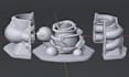 create silicone mold for chocolate, soap, resin and custom casting project